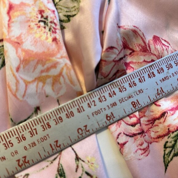 CABERNET BY SLEEP SENSE Womens Kaftan Pink FLORAL ROBE SIZE Small MuMu Lounge - Picture 8 of 11